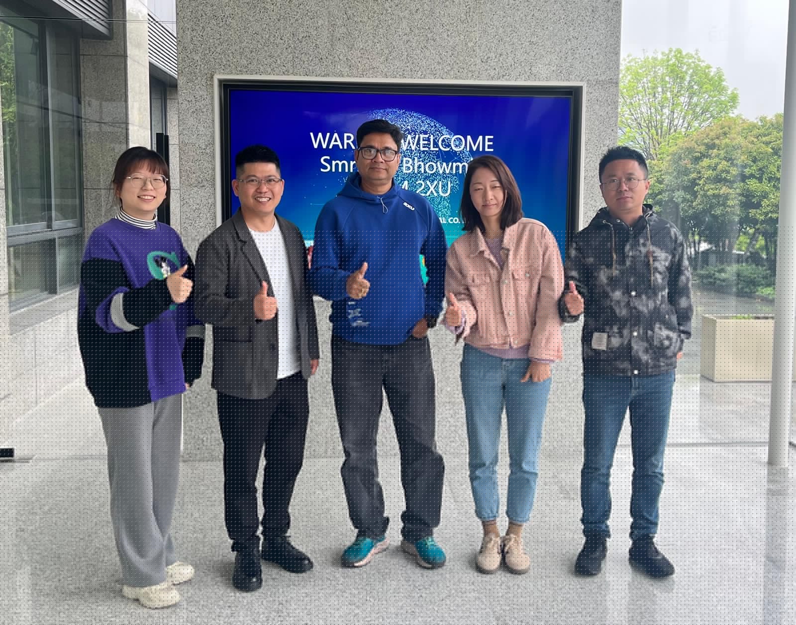 Factory visit in China